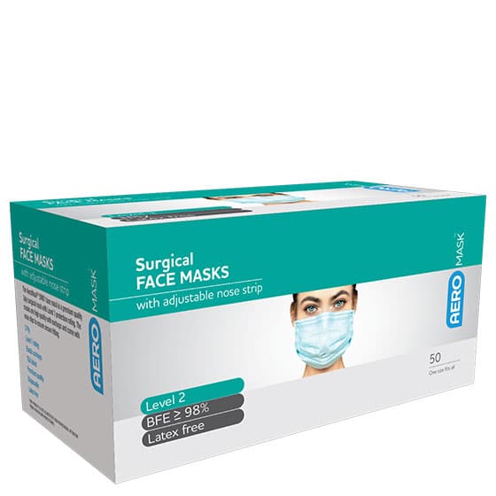 Surgical Face Masks (Box of 50)